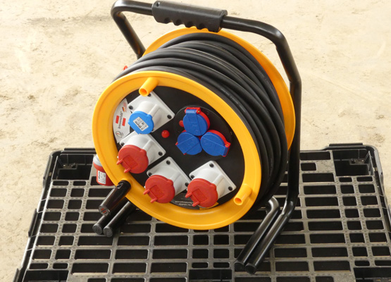 CEE Starkstrom Kabeltrommel mieten - Brennenstuhl Brobusta CEE 4